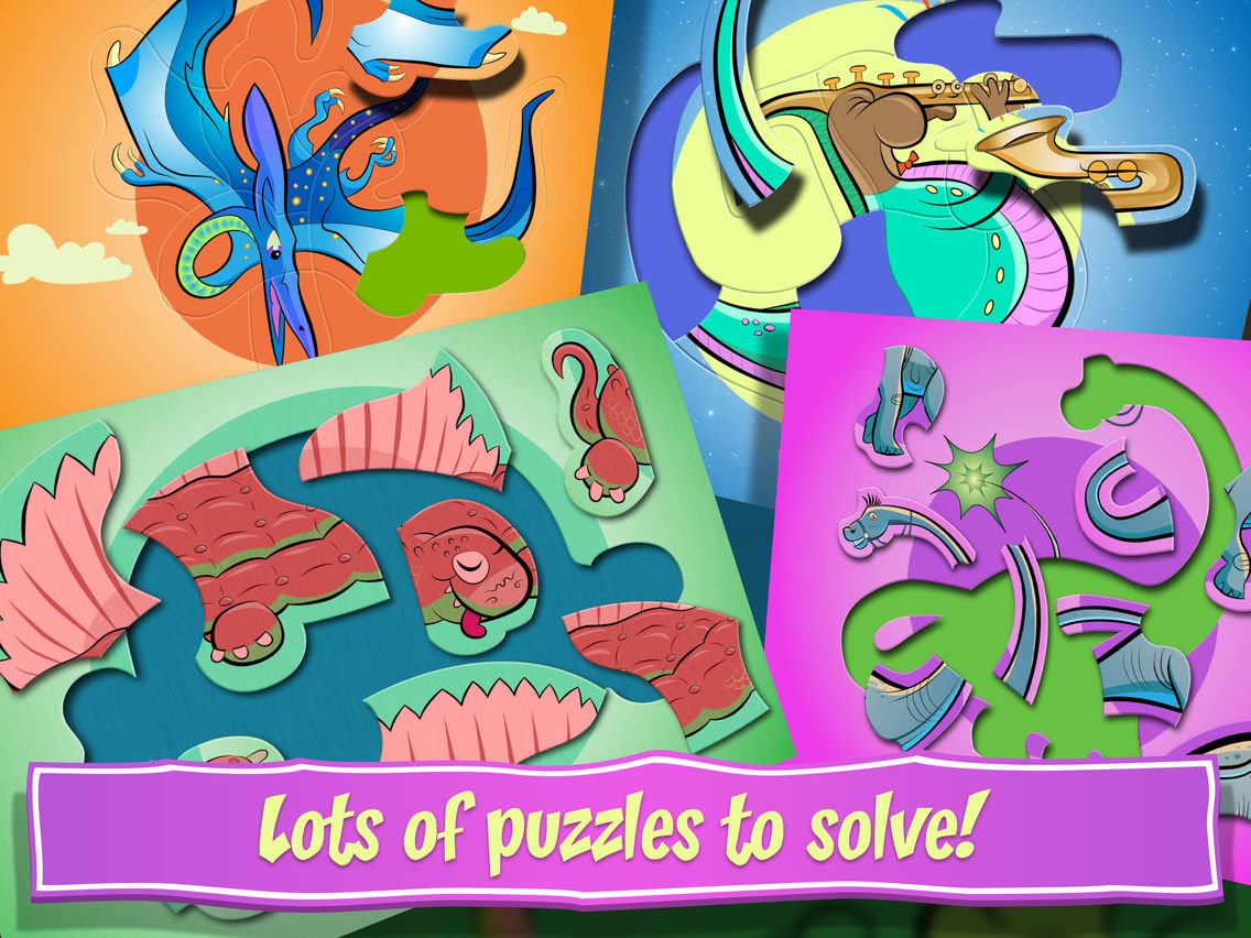 Kids Discover Dinosaurs! Puzzle Games for Toddlers poster