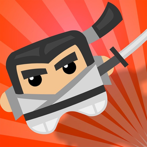 Bouncy Samurai - Tap to Make Him Bounce, Fight Time and Don't Touch the Ninja Shadow Spikes
