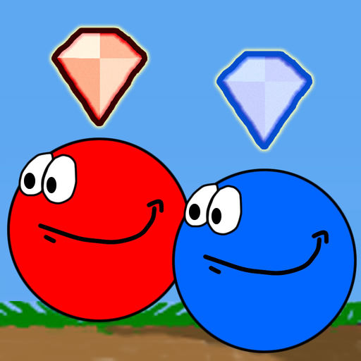 Игра красно синий шар