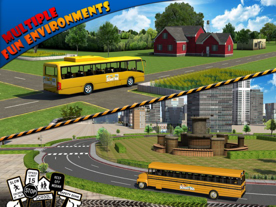 Schoolbus Driver 3D SIM poster