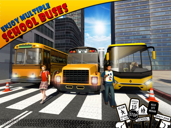 Schoolbus Driver 3D SIM poster