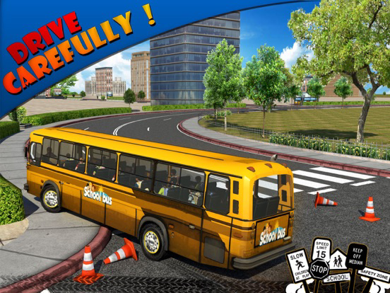 Schoolbus Driver 3D SIM poster