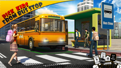 Schoolbus Driver 3D SIM poster
