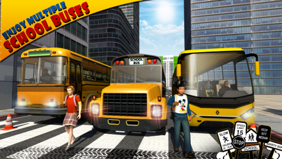 Schoolbus Driver 3D SIM poster