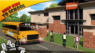 Schoolbus Driver 3D SIM poster