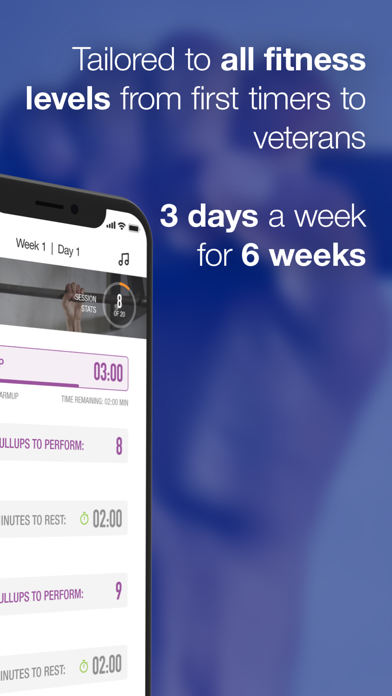20 Pull Ups Trainer Challenge poster