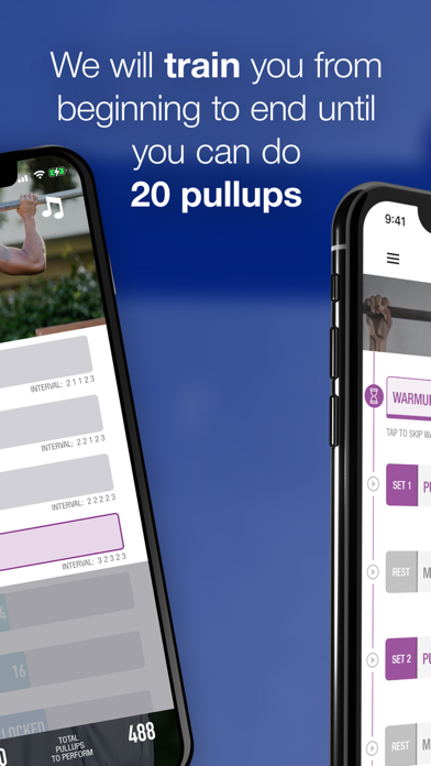 20 Pull Ups Trainer Challenge poster