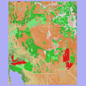 Scenic Map Grand Canyon