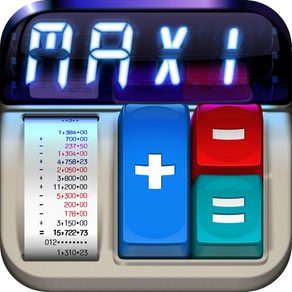 MaxiCalc Pro: druckender Taschenrechner LCD