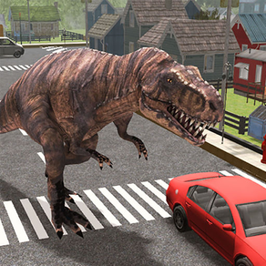Dinosaur Simulator Trex Destruction Jurassic Forest & City Hungry Dino Carnage