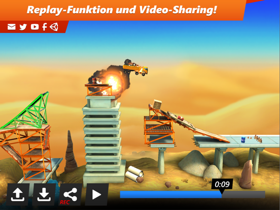 Bridge Constructor Stunts Plakat