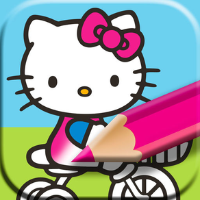 Kids Coloring with Hello Kitty