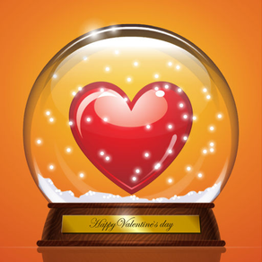 Valentine Snow Globe