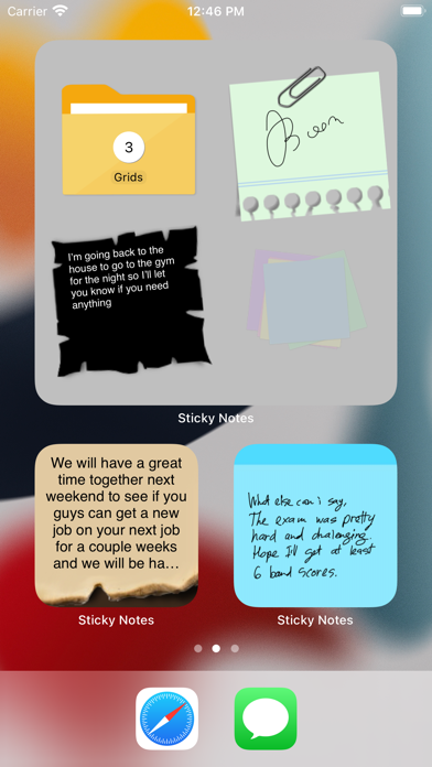 Sticky Notes + Widget Memo poster