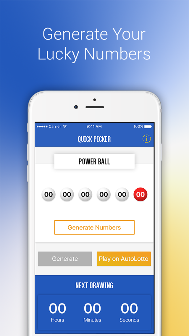 Powerball Power Player - Powerball Lottery Results and Number Generator for Powerball and MegaMillions poster