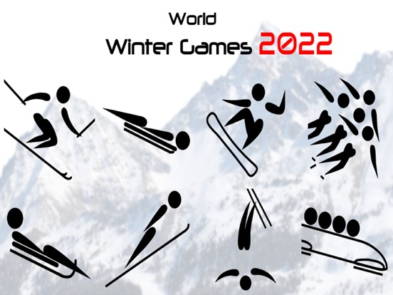 Winter World Games 2022 poster
