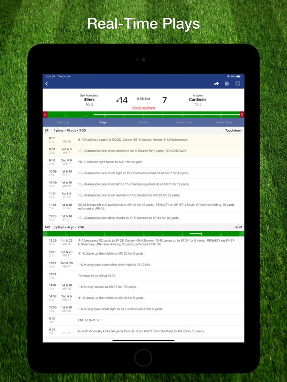 Scores App For NFL Football for iOS (iPhone/iPad/iPod touch) Free