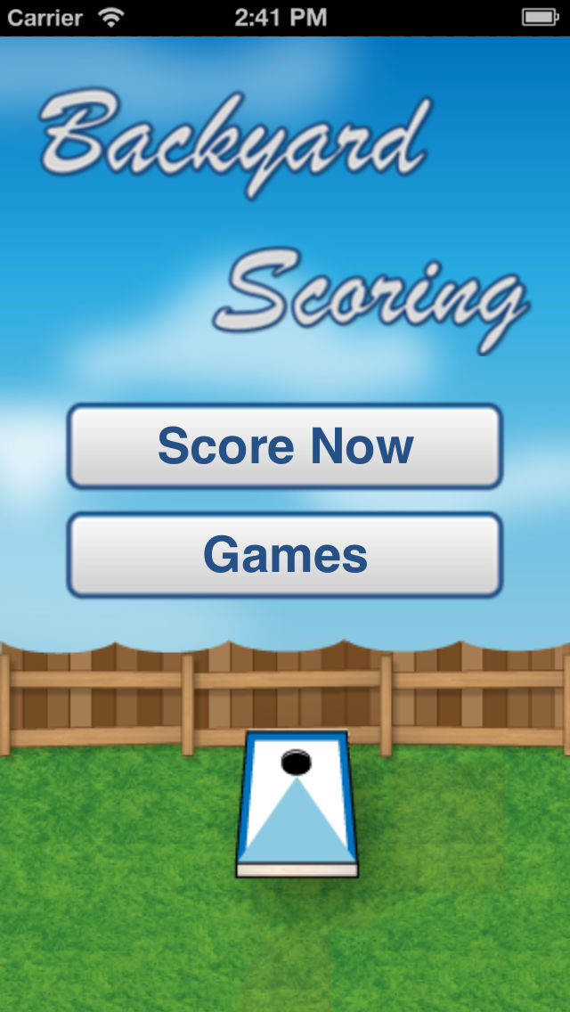 Backyard Scoring poster