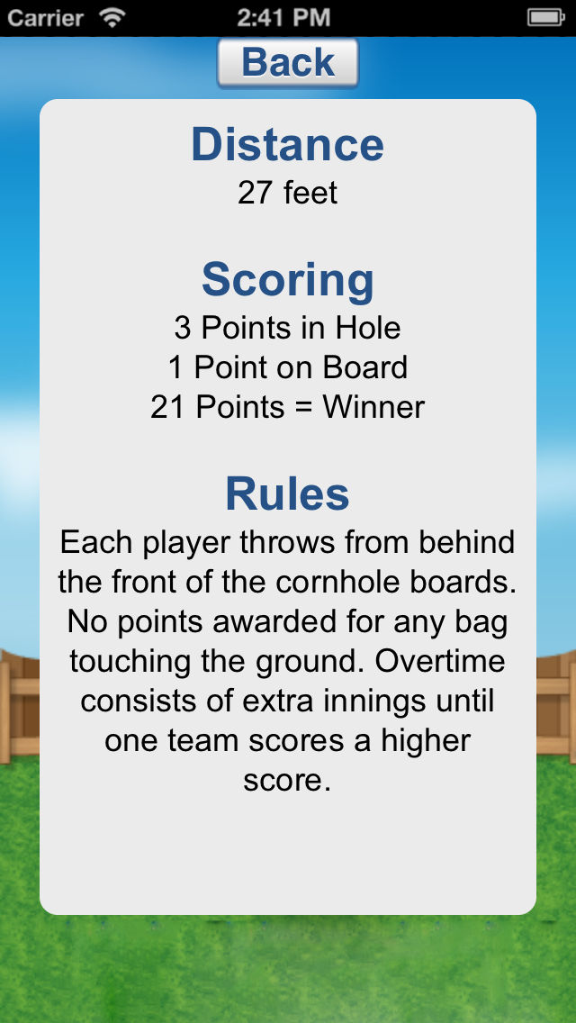 Backyard Scoring poster