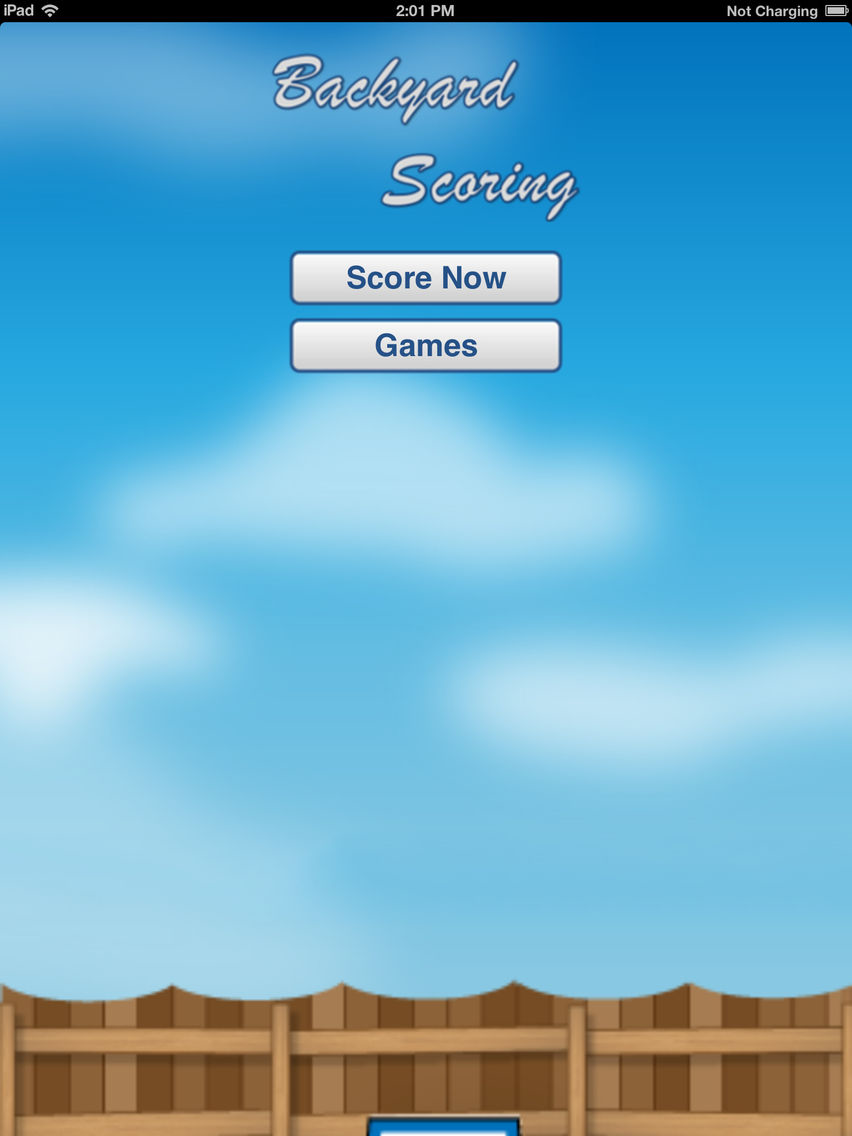 Backyard Scoring poster