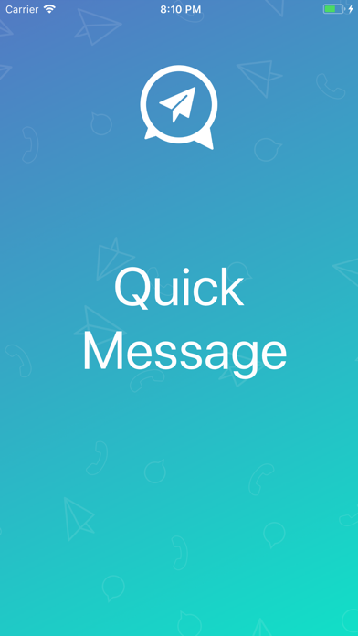 Quick Message - Click To Chat poster