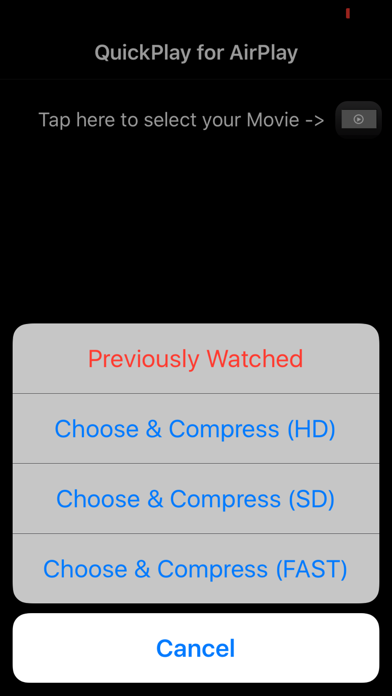 Quick AirPlay - Optimized for your iPhone videos poster