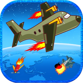 飛機射擊戰鬥冒險 - 夜空的Airplay攻擊免費