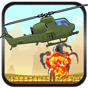 Bomb Drop flying helicopter action game