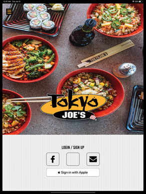 Tokyo Joe's Ordering
