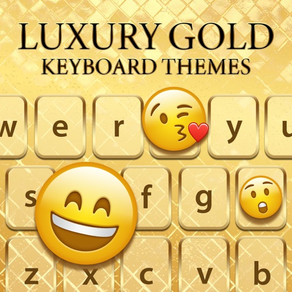 Gold Design Tastatur Themen