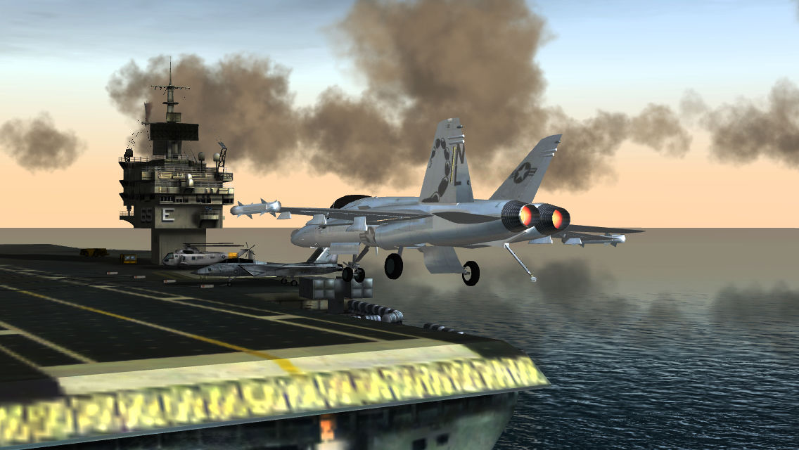 F18 Pilot Simulator poster