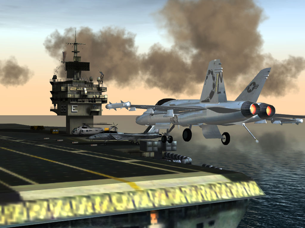F18 Pilot Simulator poster