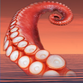 Gigante contraataque pulpo - Gigantesca huelga mar monstruo submarino 3D
