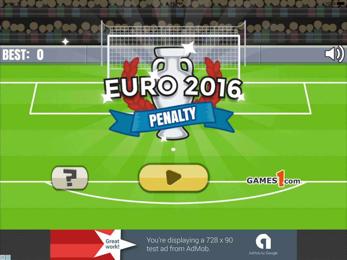 Super Cup Penalty Shootout Soccer Euro 2016 Edition poster