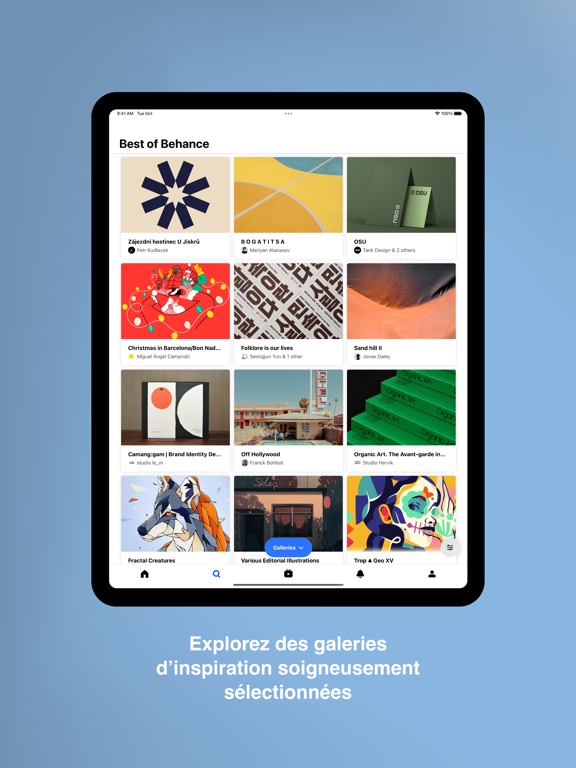 Behance – Creative Portfolios Affiche