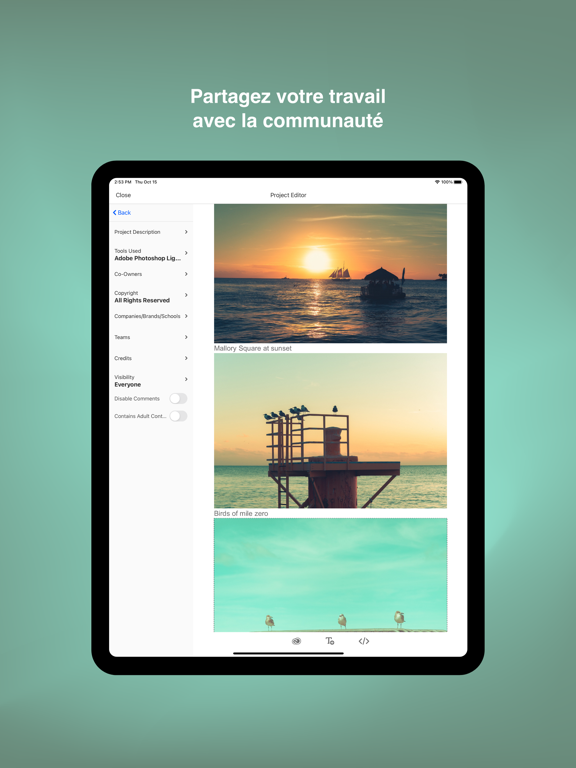 Behance – Creative Portfolios Affiche
