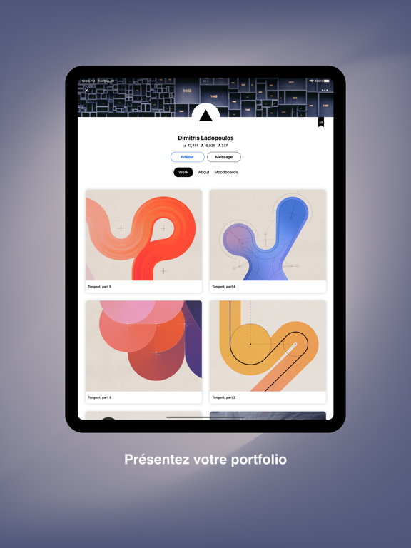 Behance – Creative Portfolios Affiche