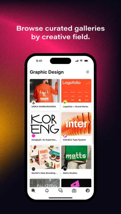 Behance – Creative Portfolios Affiche