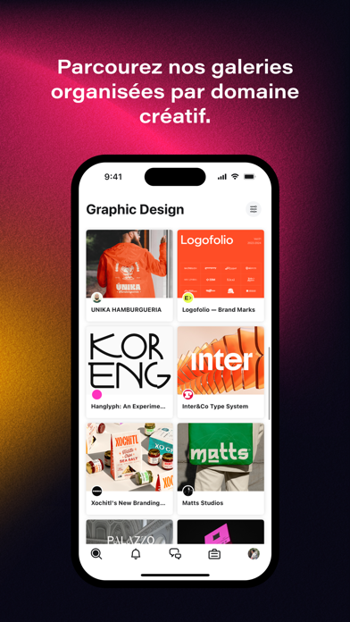Behance – Creative Portfolios Affiche