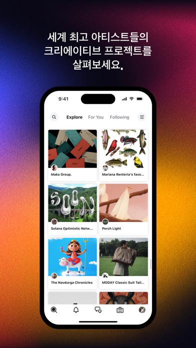 Behance – 크리에이티브 포트폴리오 포스터