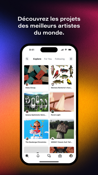 Behance – Creative Portfolios Affiche