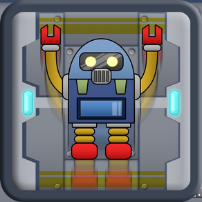 Robot Man Mega Factory Pixel Jump