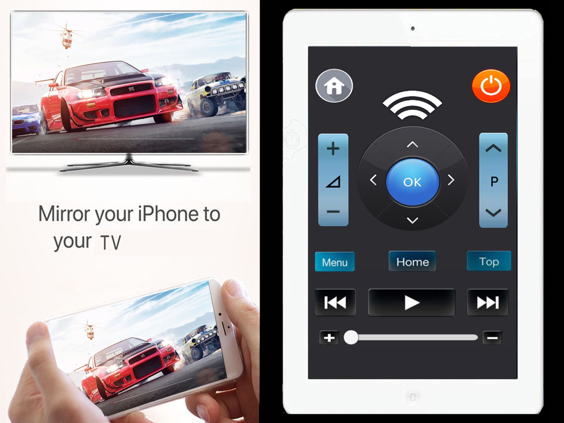 Remote for Sony TV Cast Mirror for iOS (iPhone/iPad) Free Download at