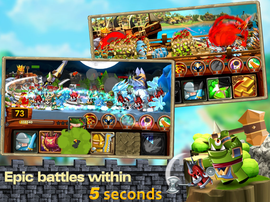 Tap Tap Legions - Epic battles within 5 seconds poster