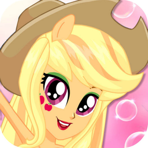 Cow girl Dress Up Hairstyle of Applejack Edition