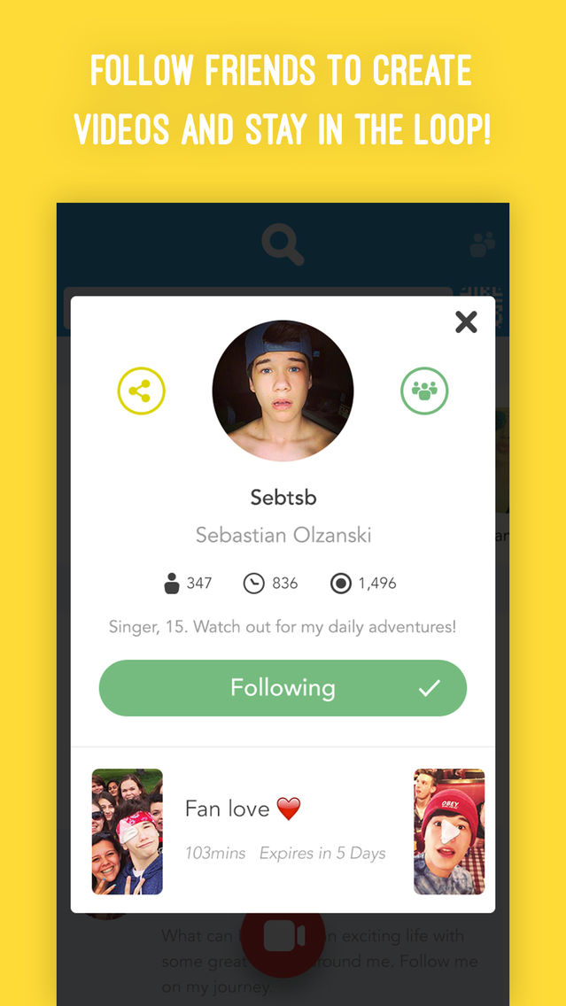 Frames - Create videos with friends! poster