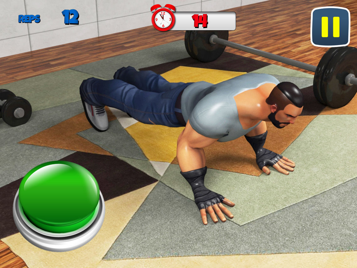 Virtual Gym Workout Game poster