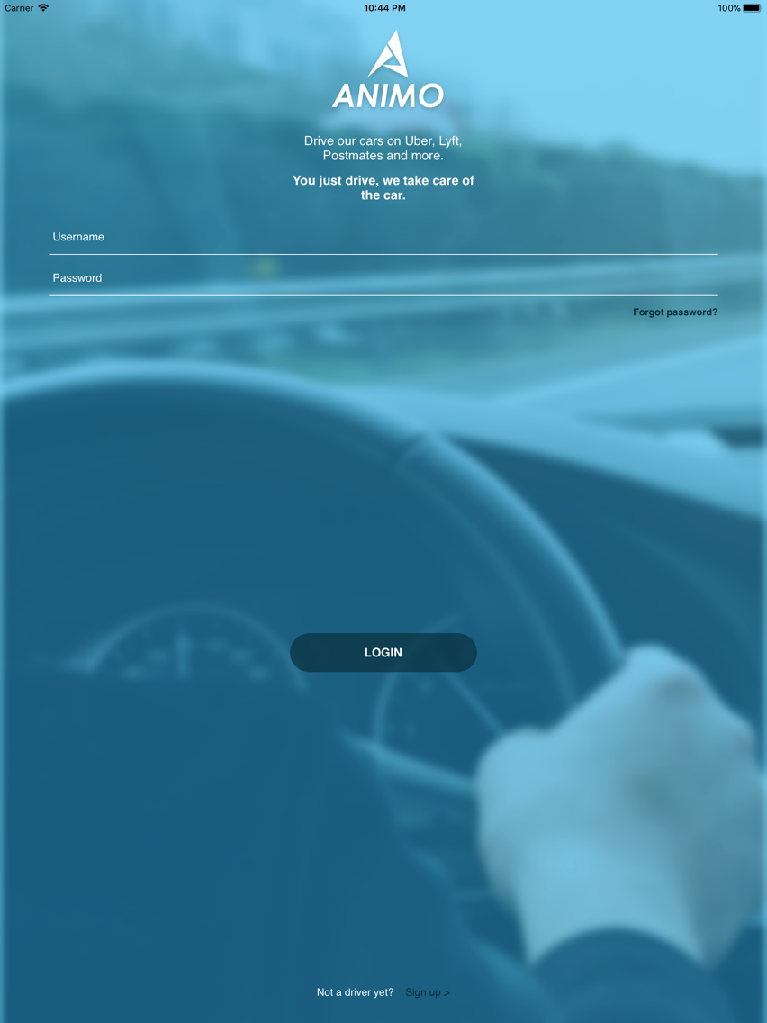 Animo Driver poster