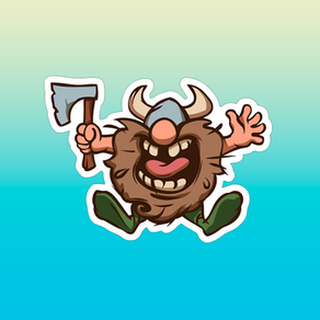 Funny Barbarian Stickers