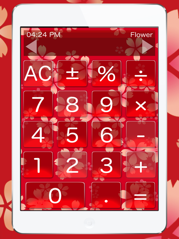 Calculator Flower+ poster